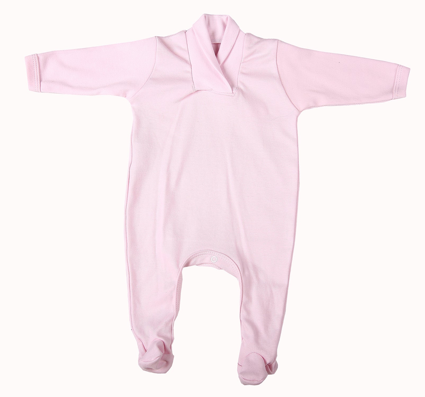 Blank Babygro With Crossover Collar - Little Lumps