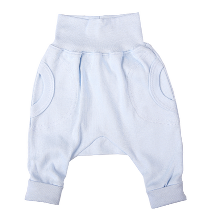 2-Pack Blank Baby Harem Pants 100% Cotton Mixed Colours - Little Lumps
