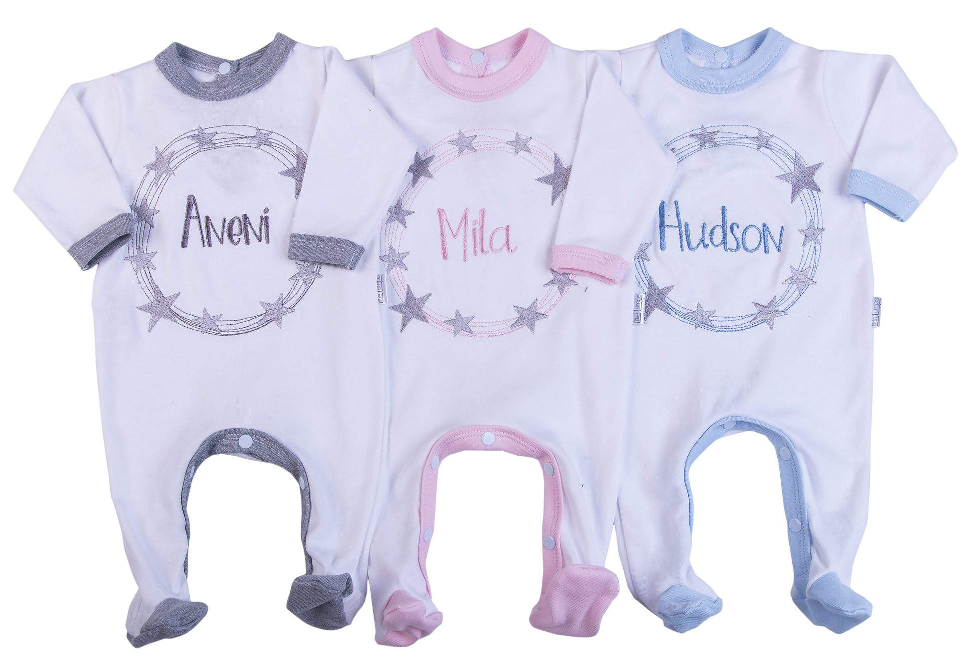 Personalised Embroidered Babygro - Little Lumps