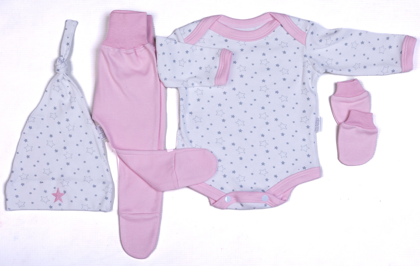 Star 4 Piece Baby Layette Set - Little Lumps