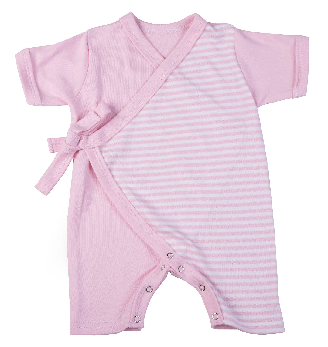 Pink Kimono Summer Babygro