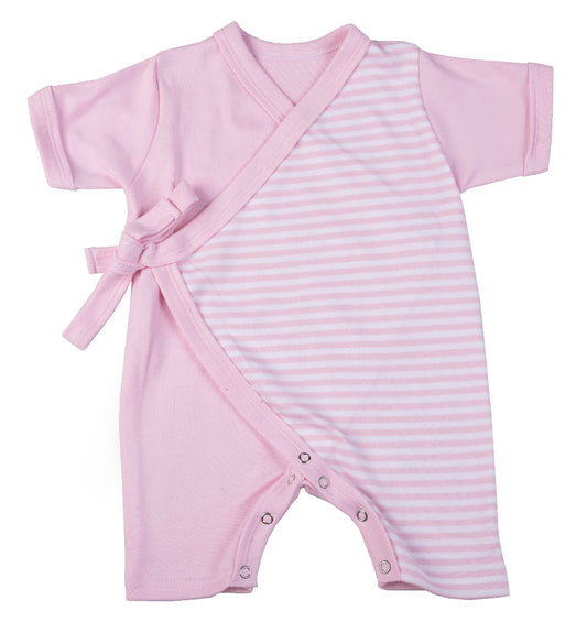 Pink Kimono Summer Babygro