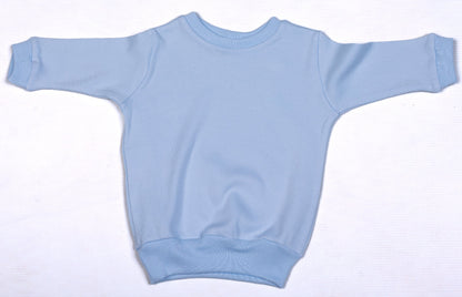 Blue - Long Sleeved Baby Sweatshirts - Little Lumps