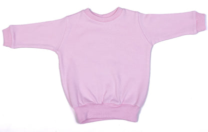 Pink Long Sleeved Baby Sweatshirts - Little Lumps