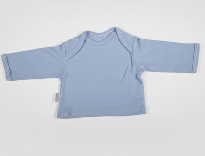 Long-Sleeved Baby T-Shirt With Envelope Neckline - Little Lumps
