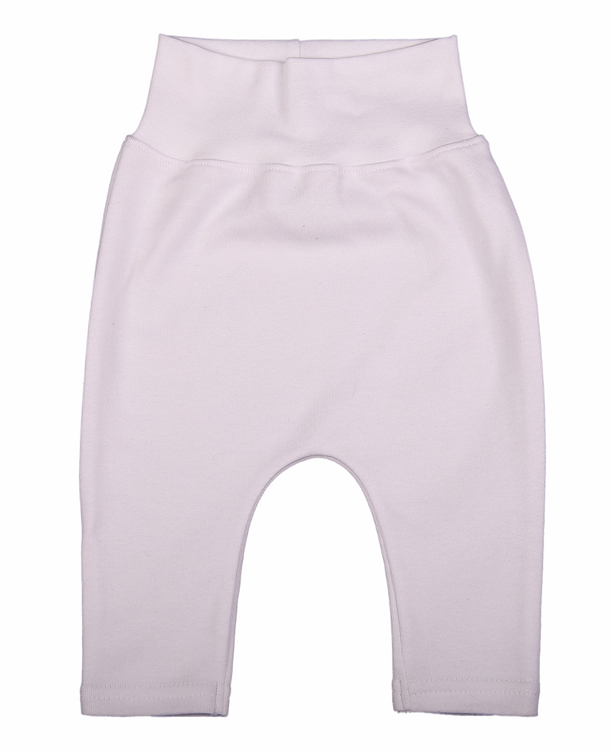 Effortlessly Cozy — Cotton Footless Leggings for Little Ones in White