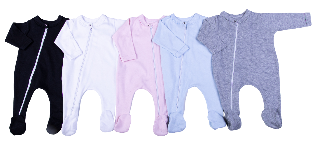 100% Cotton Infant Zippy Babygro
Proudly South African- Little Lumps